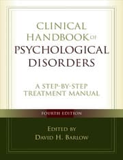 Tapa de Clinical handbook of psychological disorders