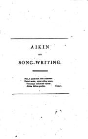 Tapa de Essays on song-writing