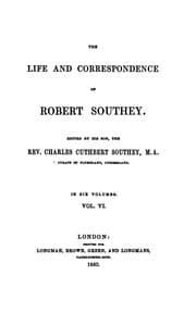 Tapa de The Life and Correspondence of Robert Southey