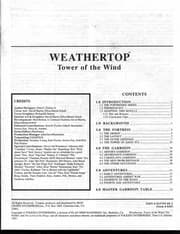 Tapa de Weathertop, tower of the wind