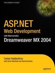 Tapa de ASP.NET Web Development with Macromedia Dreamweaver MX 2004