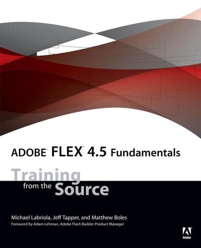 Tapa de Adobe Flex 4.5 fundamentals