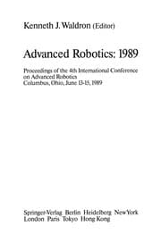 Tapa de Advanced Robotics: 1989