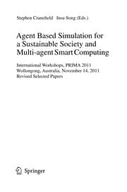 Tapa de Agent Based Simulation for a Sustainable Society and Multi-agent Smart Computing