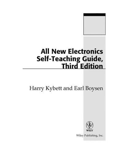 Tapa de All new electronics self-teaching guide