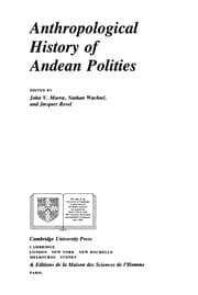 Tapa de Anthropological history of Andean polities