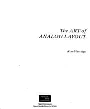 Tapa de The art of analog layout