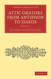 Tapa de Attic orators from Antiphon to Isaeos