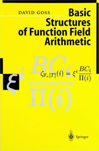 Tapa de Basic structures of function field arithmetic