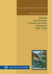 Tapa de Beiträge zum Göttinger Umwelthistorischen Kolloquium 2008-2009