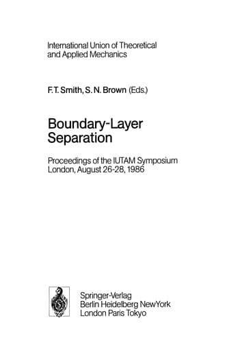 Tapa de Boundary-Layer Separation