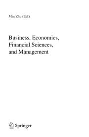 Tapa de Business, Economics, Financial Sciences, and Management