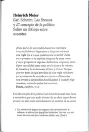 Tapa de Carl Schmitt, Leo Strauss y "El concepto de lo político"