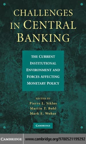 Tapa de Challenges in central banking