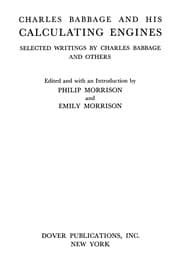 Tapa de Charles Babbage and his calculating engines