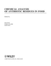 Tapa de Chemical analysis of antibiotic residues in food
