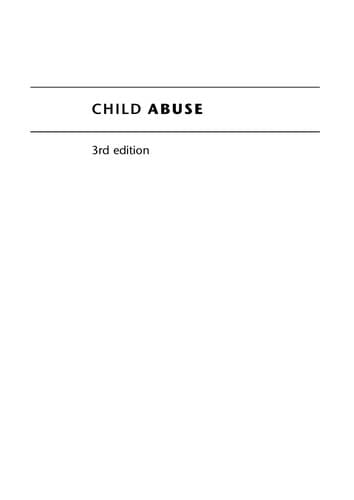 Tapa de Child abuse
