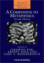 Tapa de A companion to metaphysics
