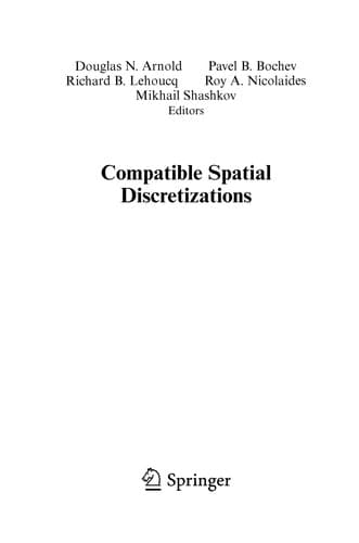 Tapa de Compatible spatial discretizations
