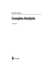 Tapa de Complex analysis