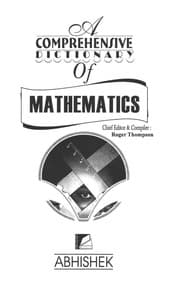 Tapa de A comprehensive dictionary of mathematics