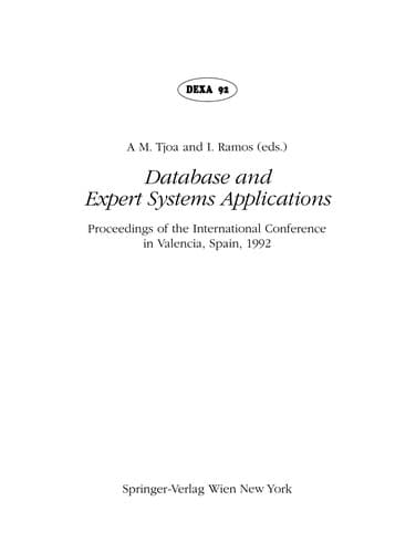 Tapa de Database and Expert Systems Applications