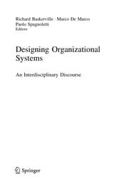 Tapa de Designing Organizational Systems
