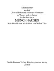 Tapa de Erich Kästner erzählt die wunderbaren Reisen und Abenteuer zu Wasser und zu Lande des Freiherrn von Münchhausen