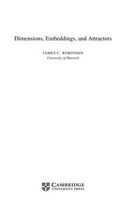 Tapa de Dimensions, embeddings, and attractors