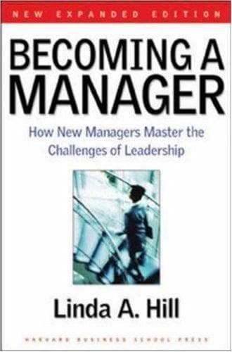 Tapa de Becoming a manager