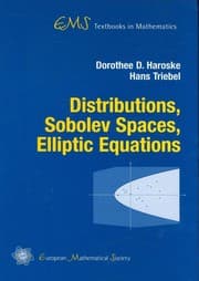 Tapa de Distributions, Sobolev spaces, elliptic equations