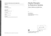 Tapa de Duality principles in nonconvex systems