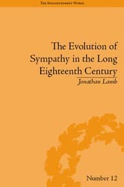 Tapa de The evolution of sympathy in the long eighteenth century