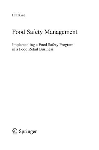 Tapa de Food Safety Management