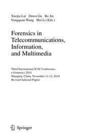 Tapa de Forensics in Telecommunications, Information, and Multimedia