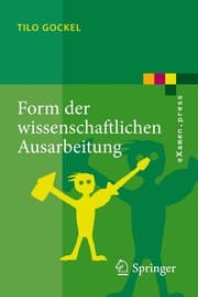 Tapa de Form der wissenschaftlichen Ausarbeitung