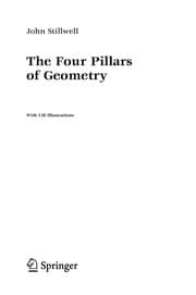 Tapa de The four pillars of geometry