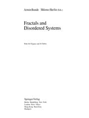 Tapa de Fractals and Disordered Systems