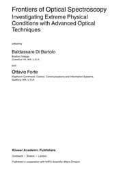 Tapa de Frontiers of optical spectroscopy