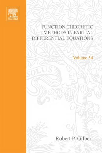 Tapa de Function theoretic methods in partial differential equations