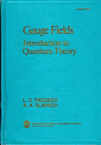 Tapa de Gauge fields, introduction to quantum theory
