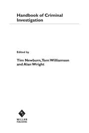 Tapa de Handbook of Criminal Investigation