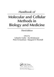 Tapa de Handbook of molecular and cellular methods in biology and medicine