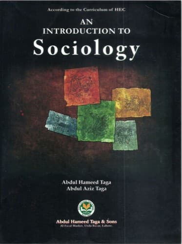 Tapa de An Introduction to Sociology
