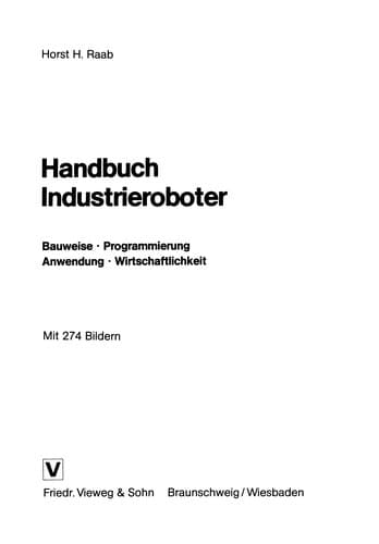 Tapa de Handbuch Industrieroboter