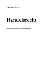 Tapa de Handelsrecht