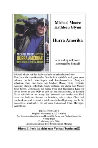 Tapa de Hurra Amerika! =