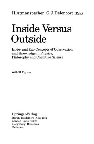 Tapa de Inside Versus Outside
