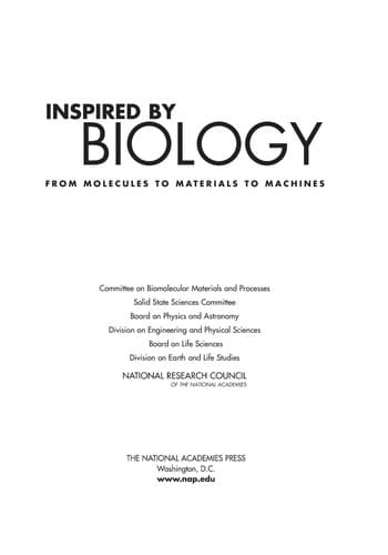 Tapa de Inspired by biology
