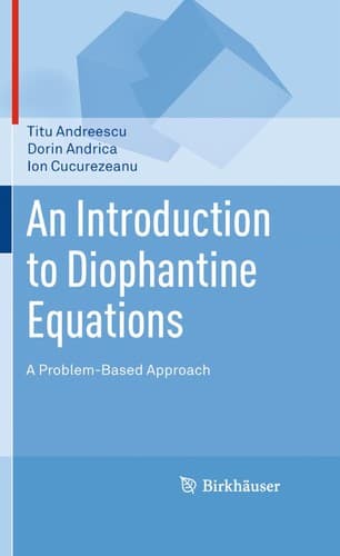 Tapa de An introduction to diophantine equations